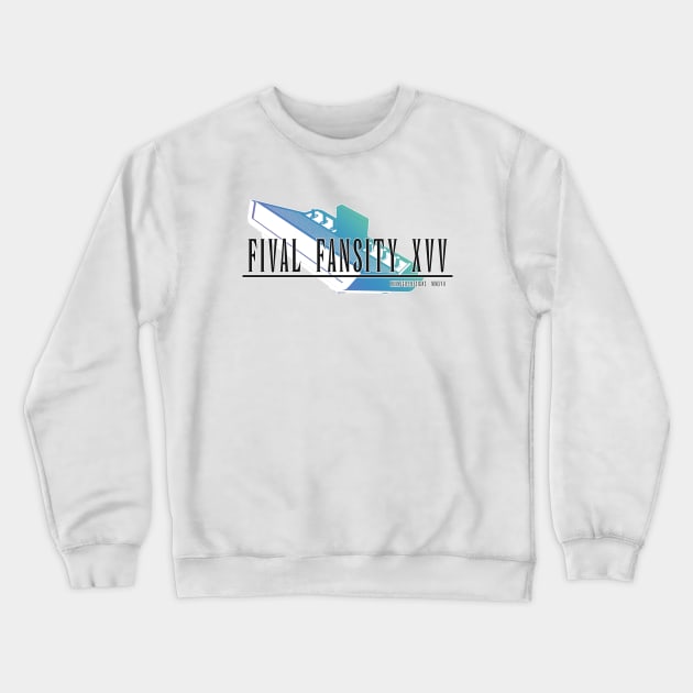 Fival Fansity XVV - 8 Bit Crewneck Sweatshirt by RyanJGillDesigns